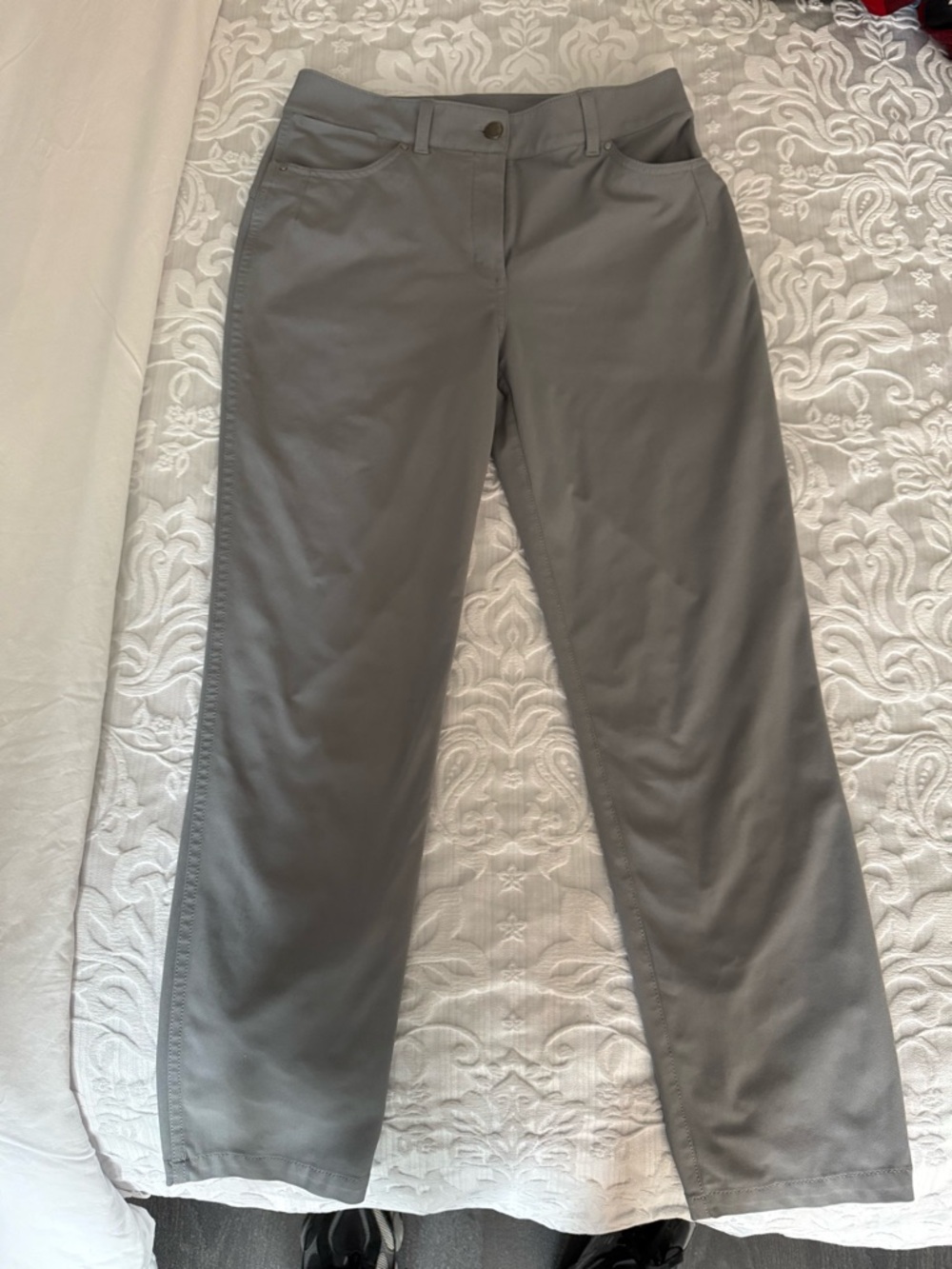 Lululemon Gray Straight-Leg Casual Pants